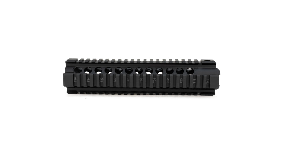Midwest Industries 9.25in Combat Rail T-Series One Piece Free Float Handguard, Black, MI-CRT-9.25
