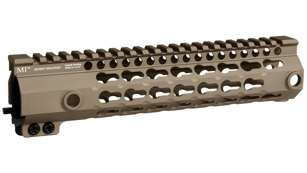 Midwest Industries 9in G3 KeyMod Handguard, Flat Dark Earth, MI-G3K9-FDE