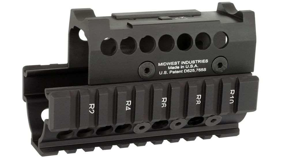 Midwest Industries Aimpt T1/ Vortex Sparc, Prim arms Handguard, Top Cover for AK 47 / 74, Black, MI-AKH-K-T1/VS