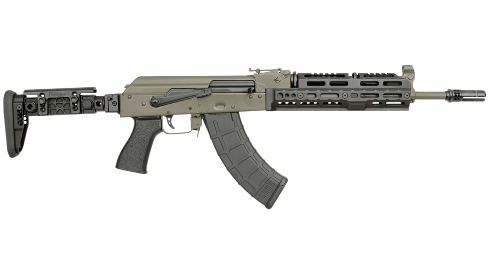 Midwest Industries AK Alpha Series M-LOK Handguard, 10.0in, Black, MI-AK-ALPHA10.0