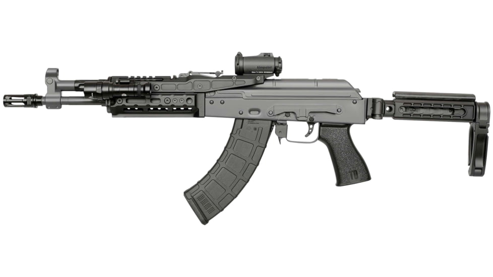 Midwest Industries AK Alpha Series M-LOK Handguard, 6.0in, Black, MI-AK-ALPHA6