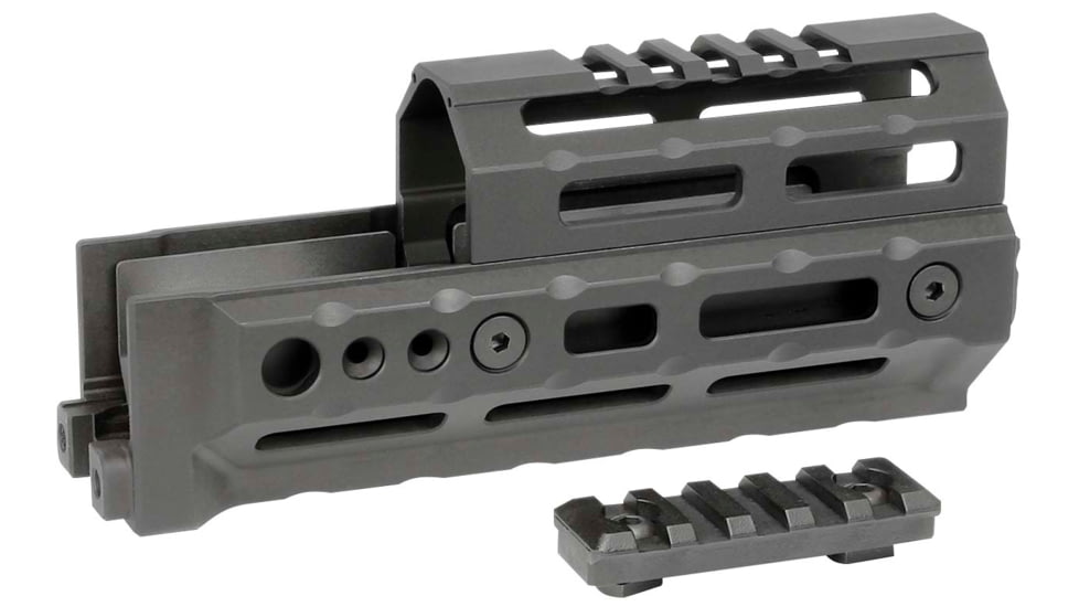 Midwest Industries AK Alpha Series M-LOK Handguard, 6.0in, Black, MI-AK-ALPHA6