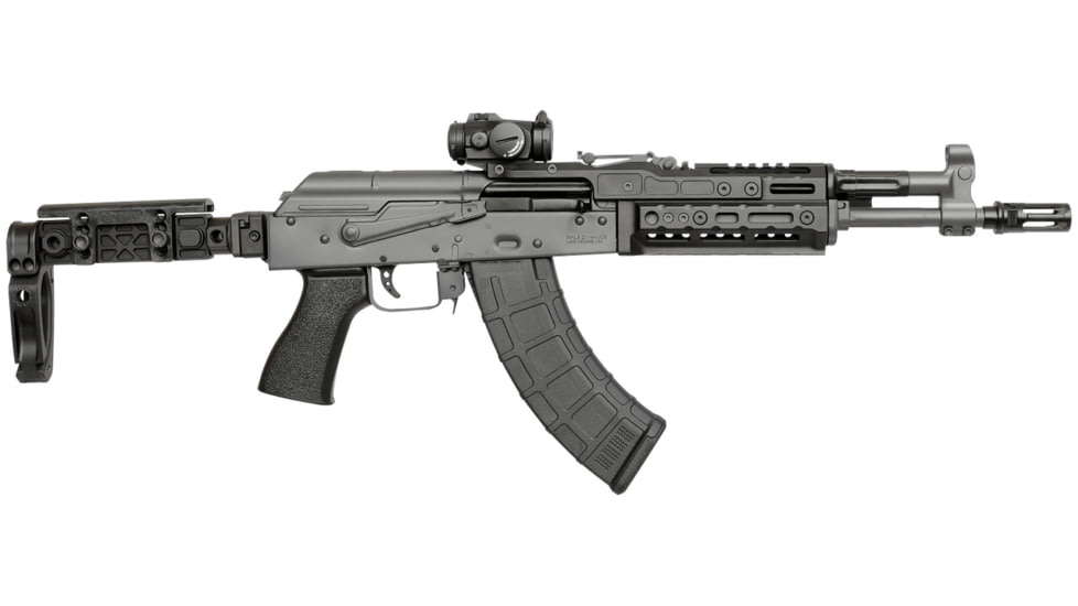 Midwest Industries AK Alpha Series Pistol Brace Adaptor, AK47/74, MI-AK-ALPHA-PBA