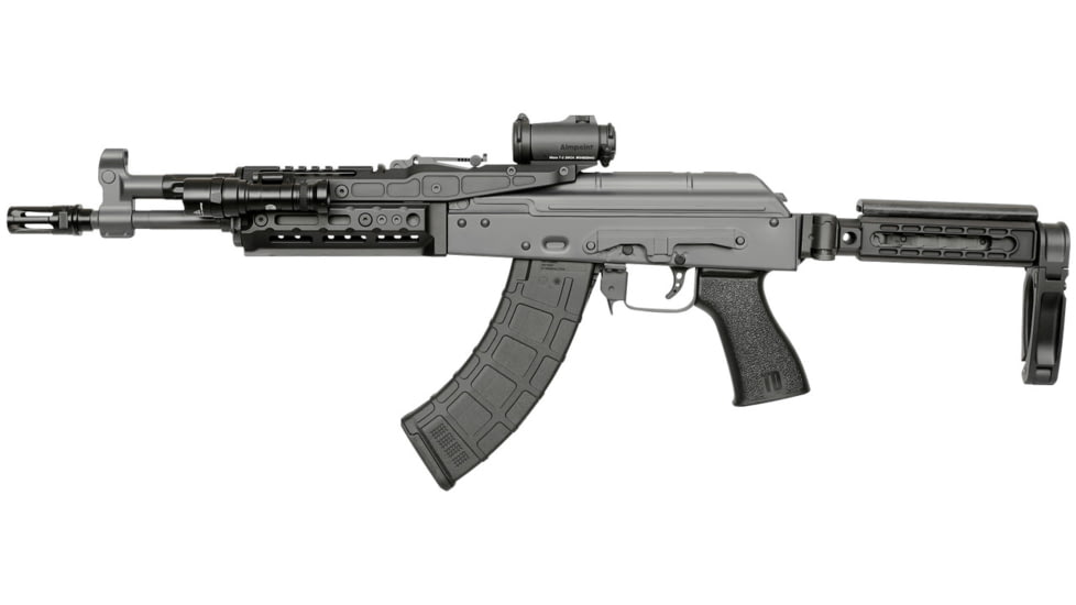 Midwest Industries AK Alpha Series Pistol Brace Adaptor, AK47/74, MI-AK-ALPHA-PBA