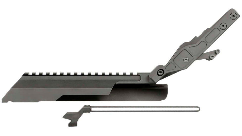 Midwest Industries AK Alpha Series Railed Top Cover, Black, MI-AK-ALPHA-RTC