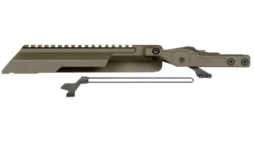 Midwest Industries AK Alpha Series Railed Top Cover, ODG, MI-AK-ALPHA-RTC-ODG