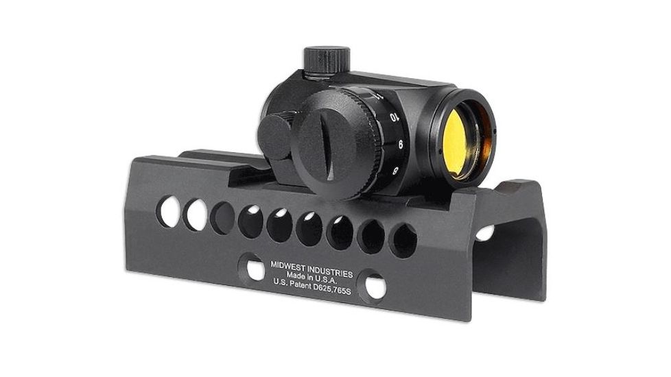 Midwest Industries AK47 / 74 Extended W/ Vortex Sparc Primary Arms Top Cover, Black, MI-AKX-T1/VS