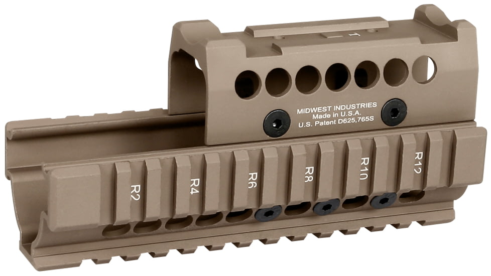 Midwest Industries AK47 / 74 Hand Guard Primary Arms Top Cover, Flat Dark Earth, MI-AKH-T1/VS-FDE