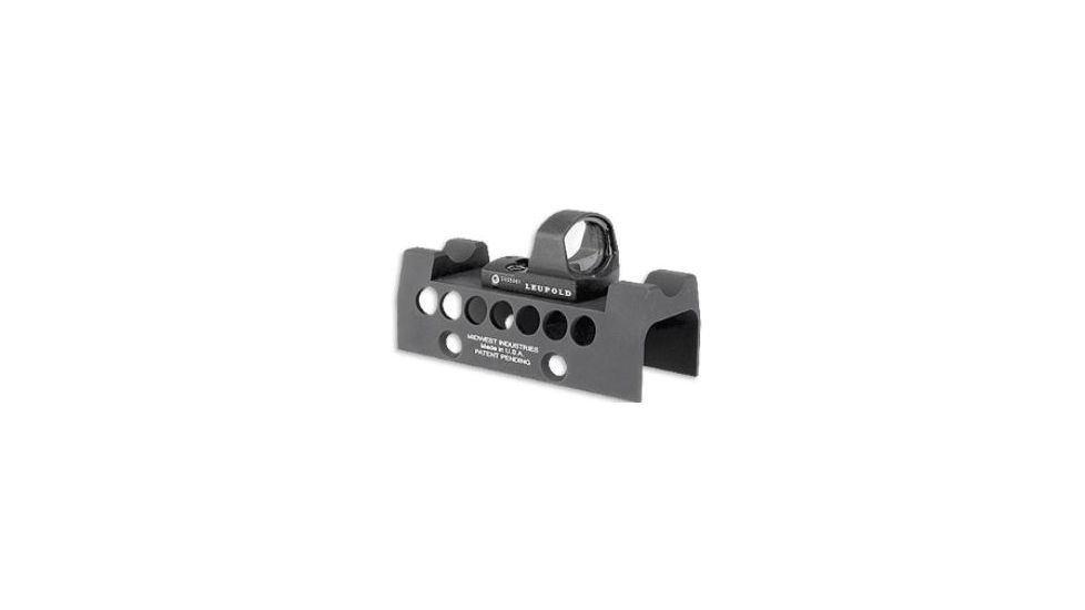 Midwest Industries AK47 / 74 SS Ext KeyMod W/ Leupold Delta, Black, MI-AKSSX-K-LD