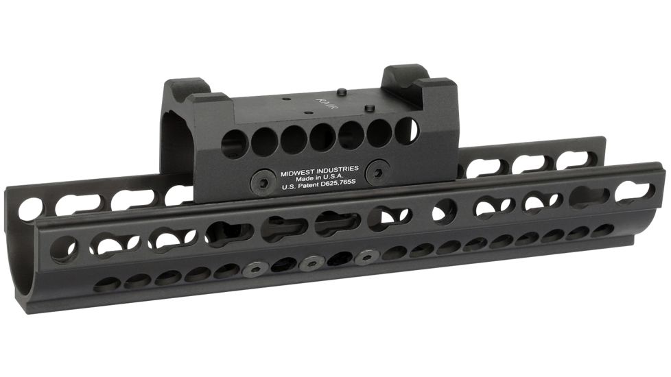 Midwest Industries AK47 / 74 SS Ext KeyMod W/ Trijicon RMR, Black, MI-AKSSX-K-RMR