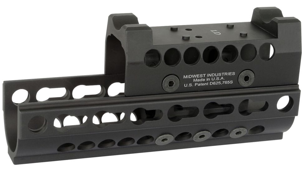 Midwest Industries AK47 / 74 SS W/ Leupold Delta Top Cover, Black, MI-AKSS-K-LD