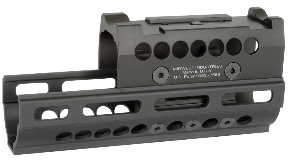 Midwest Industries AK47 / 74 SS W/ Primary Arms Top Cover, Black, MI-AK-M-T1/VS