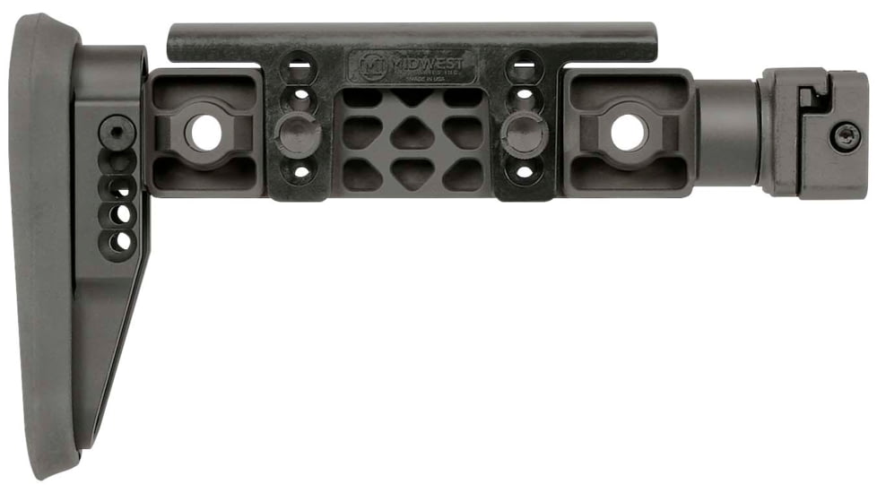 Midwest Industries Alpha Series Fixed Beam Side Folder, Black, MI-ALPHA-FBSF