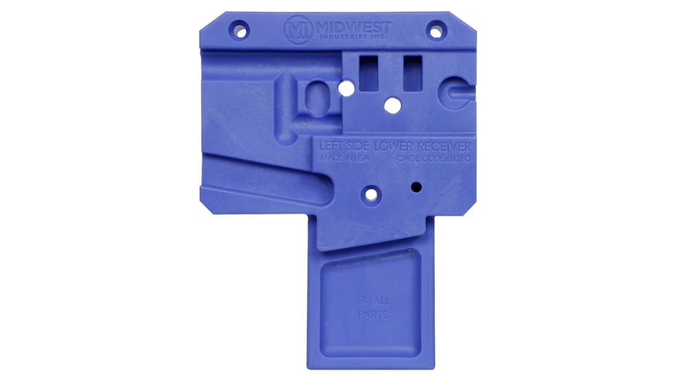 Midwest Industries AR-15 Lower Receiver Block, Blue, MI-LRB