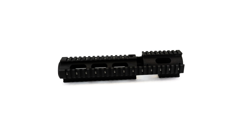 Midwest Industries Combat Rifle Offset Deployable Front and Rear Sight, Black, MI-CRS-OSS