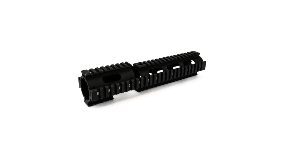 Midwest Industries Combat Rifle Offset Deployable Front and Rear Sight, Black, MI-CRS-OSS