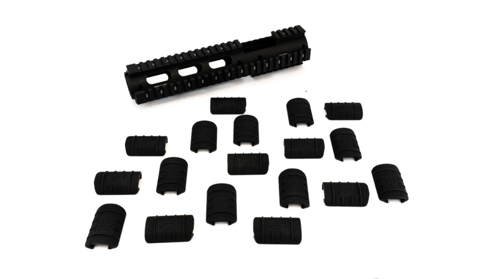 Midwest Industries Combat Rifle Offset Deployable Front and Rear Sight, Black, MI-CRS-OSS