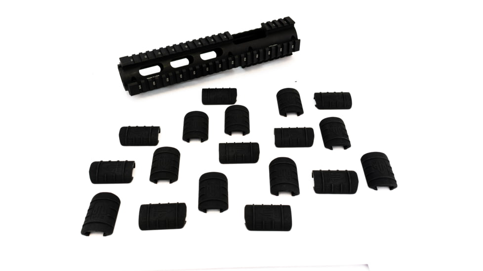 Midwest Industries Combat Rifle Offset Deployable Front and Rear Sight, Black, MI-CRS-OSS