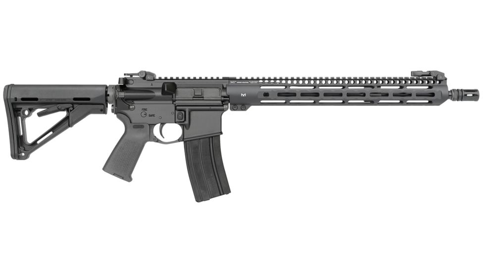 Midwest Industries Combat Rifle Top Mounted Deployable Rear Sight, Black, MI-CRS-R