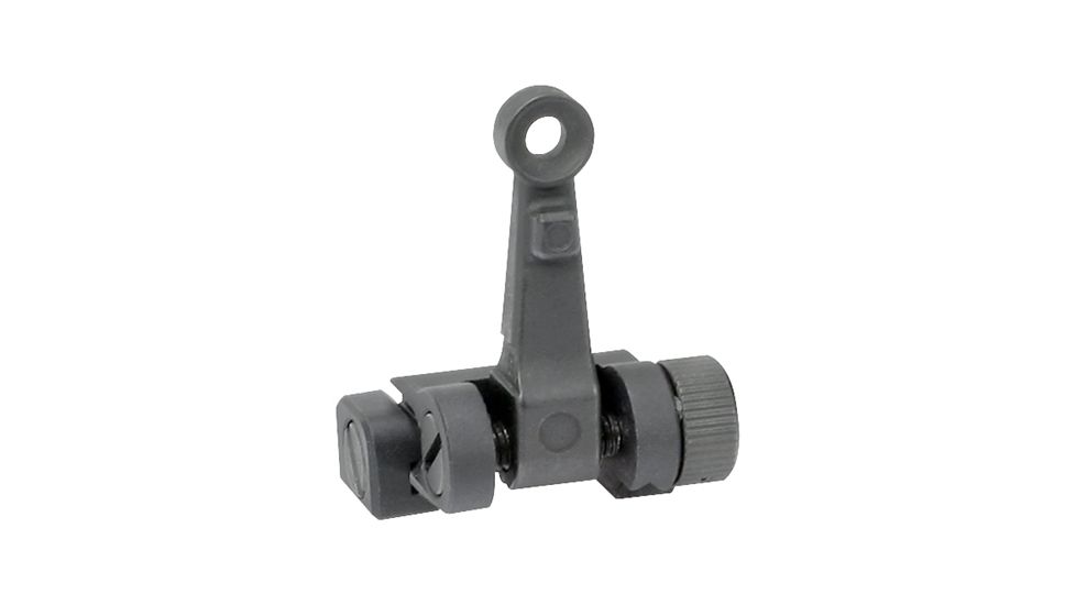 Midwest Industries Combat Rifle Top Mounted Deployable Rear Sight, Black, MI-CRS-R