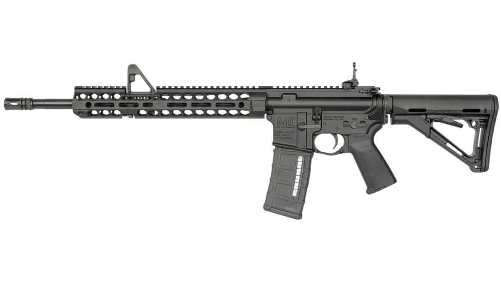 Midwest Industries Extended Free Float Handguard, AR-15, 12.625 in, Carbine Length, M-LOK, Anodized, Black, MI-20XXM