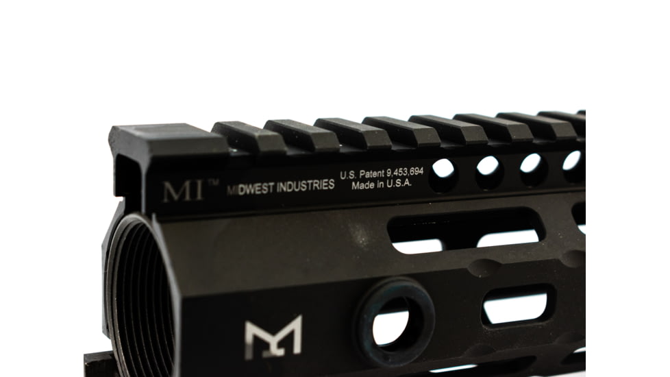 Midwest Industries G3M Series M-LOK Handguard, 10in, Fits AR-15, Black, MI-G3M10