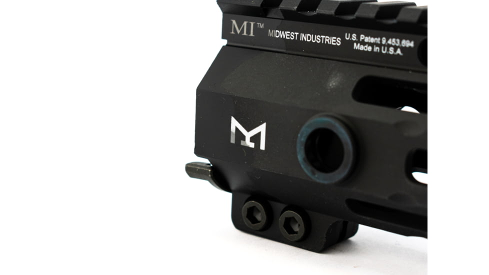 Midwest Industries G3M Series M-LOK Handguard, 10in, Fits AR-15, Black, MI-G3M10