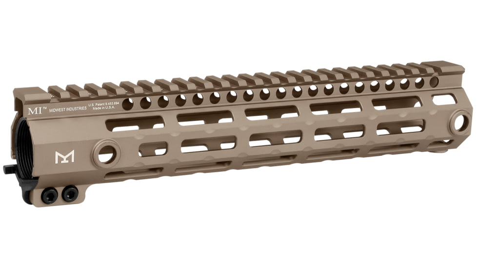 Midwest Industries G3M Series M-LOK Handguard, 10in, Fits AR-15, Flat Dark Earth, MI-G3M10-FDE