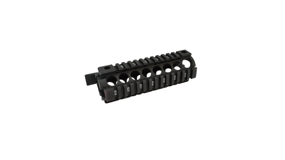 Midwest Industries Gen2 Two-Piece Drop-In Handguard Carbine Length, Black, MCTAR-17G2