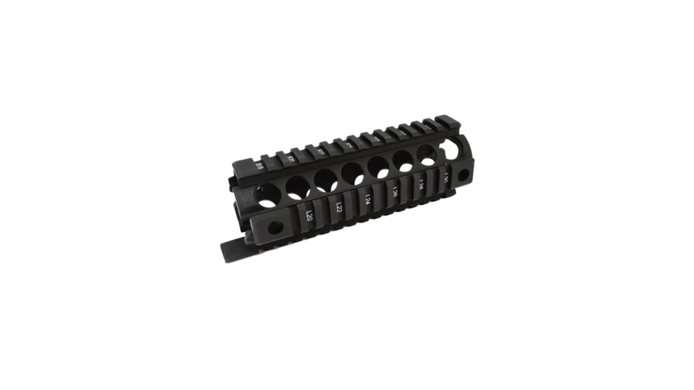 Midwest Industries Gen2 Two-Piece Drop-In Handguard Carbine Length, Black, MCTAR-17G2