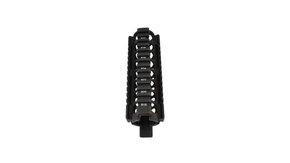 Midwest Industries Gen2 Two-Piece Drop-In Handguard Carbine Length, Black, MCTAR-17G2
