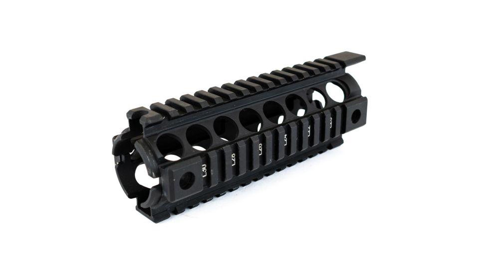 Midwest Industries Gen2 Two-Piece Drop-In Handguard Carbine Length, Black, MCTAR-17G2
