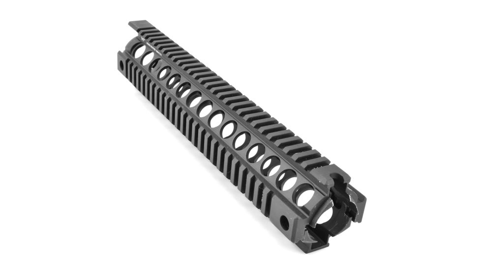 Midwest Industries Gen2 Two-Piece Drop-In Handguard Rifle Length, Black, MCTAR-19G2