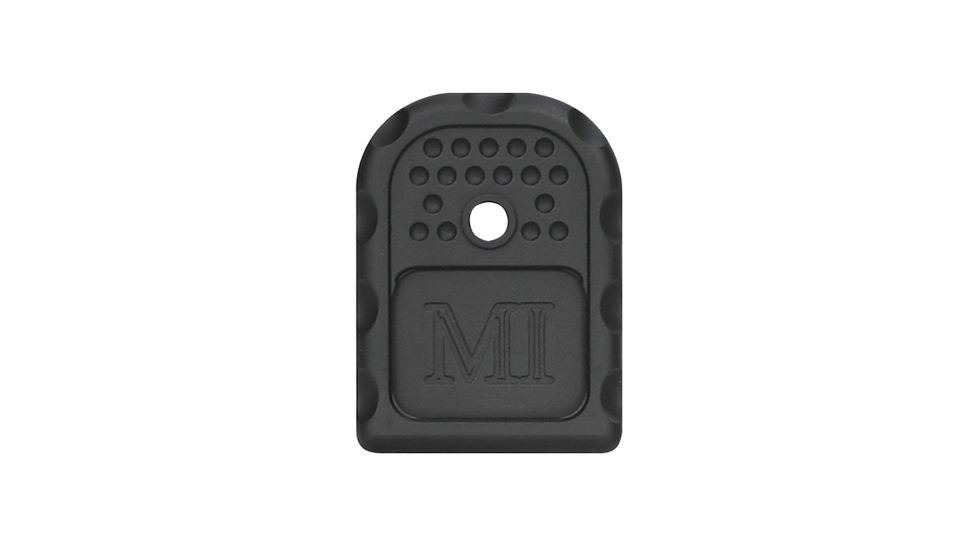 Midwest Industries Glock Base Magazine Floor Plate for Double Stack 9mm/357Sig/40cal, G17, G17L, G19, G22, G23, G24, G26, G27, G31, G32, G33, G34, G35 Mag, Black, Small MI-GBP940-BLK