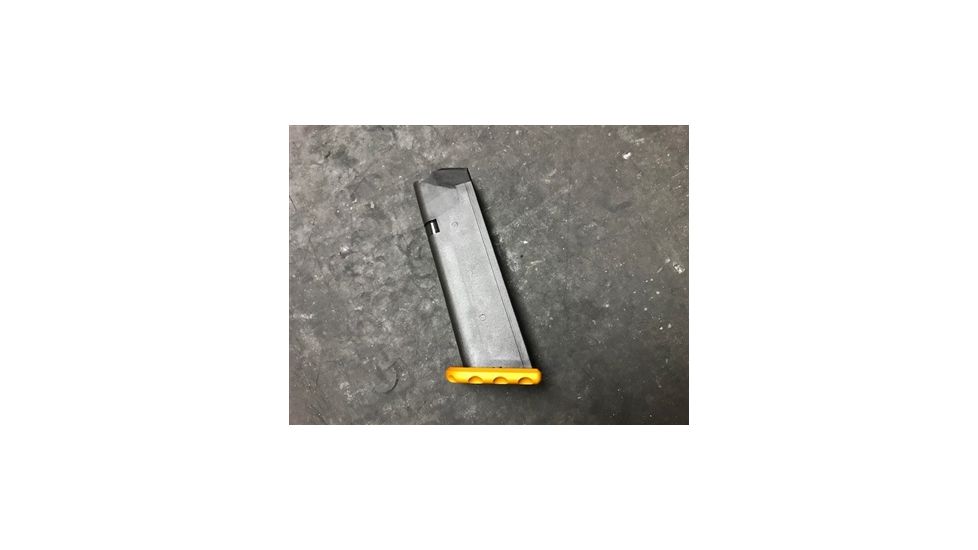 Midwest Industries Glock Base Magazine Floor Plate for Double Stack 9mm/357Sig/40cal, G17, G17L, G19, G22, G23, G24, G26, G27, G31, G32, G33, G34, G35 Mag, Orange, Small MI-GBP940-ONG