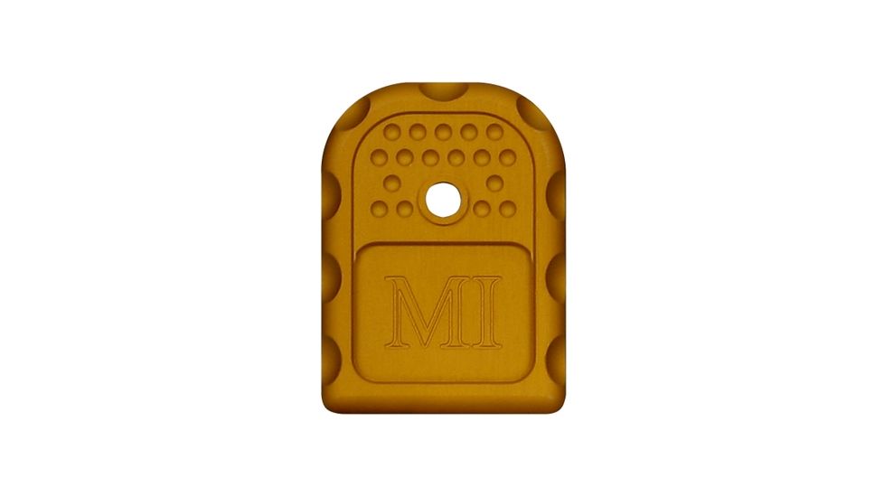 Midwest Industries Glock Base Magazine Floor Plate for Double Stack 9mm/357Sig/40cal, G17, G17L, G19, G22, G23, G24, G26, G27, G31, G32, G33, G34, G35 Mag, Orange, Small MI-GBP940-ONG