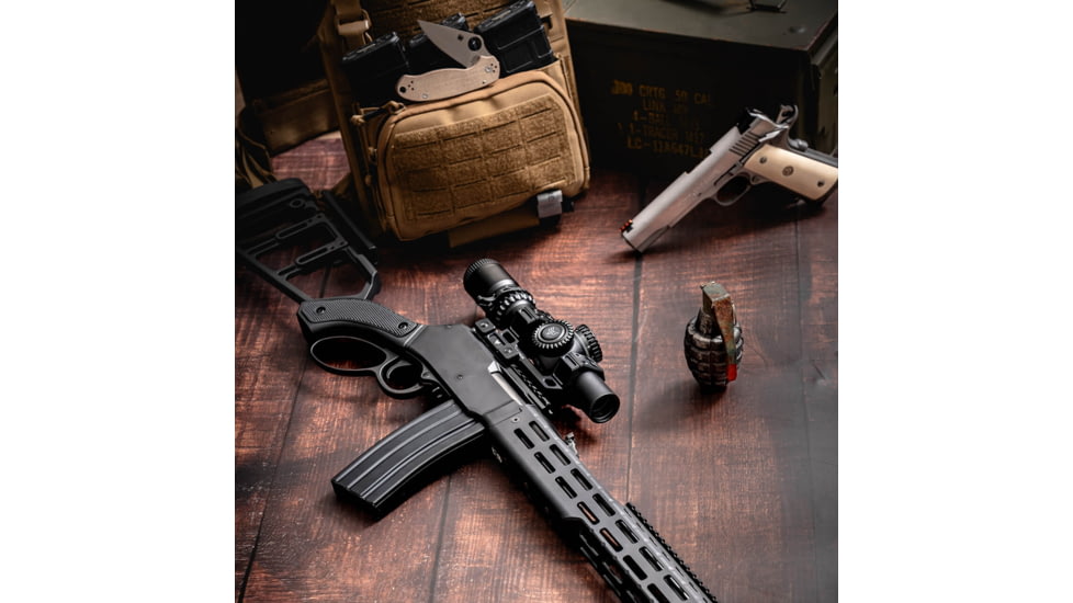 Midwest Industries Henry Supreme Lever Rifle Stock, Black, MI-LS-HSP