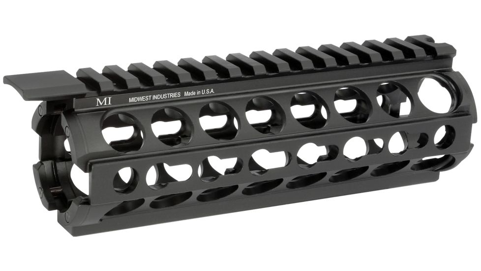 Midwest Industries K-Series KeyMod Two Piece Drop-In Handguard Carbine Length Black MI-17K