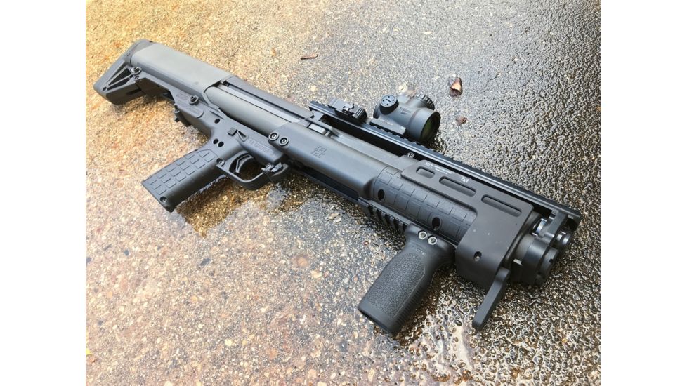 Midwest Industries Keltec KSG M-Lok Light Mount w/ Hand Stop, Black, MI-KSG-MM, EDEMO1