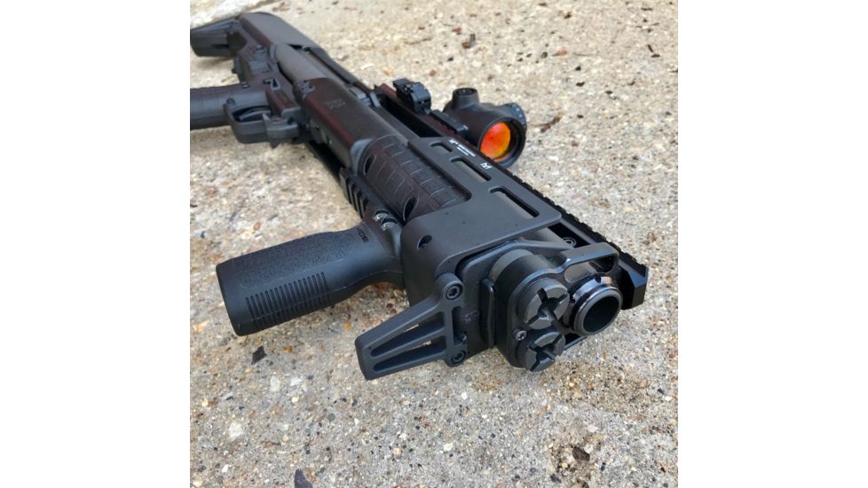 Midwest Industries Keltec KSG M-Lok Light Mount w/ Hand Stop, Black, MI-KSG-MM, EDEMO1