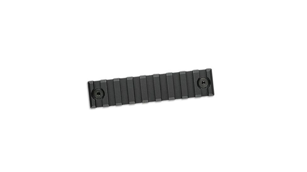 Midwest Industries 1913 Mil Spec MI KeyMod Rails, 3.75in, 6061 Aluminum, Hard Coat Anodized, Black, MI-SSK-R375