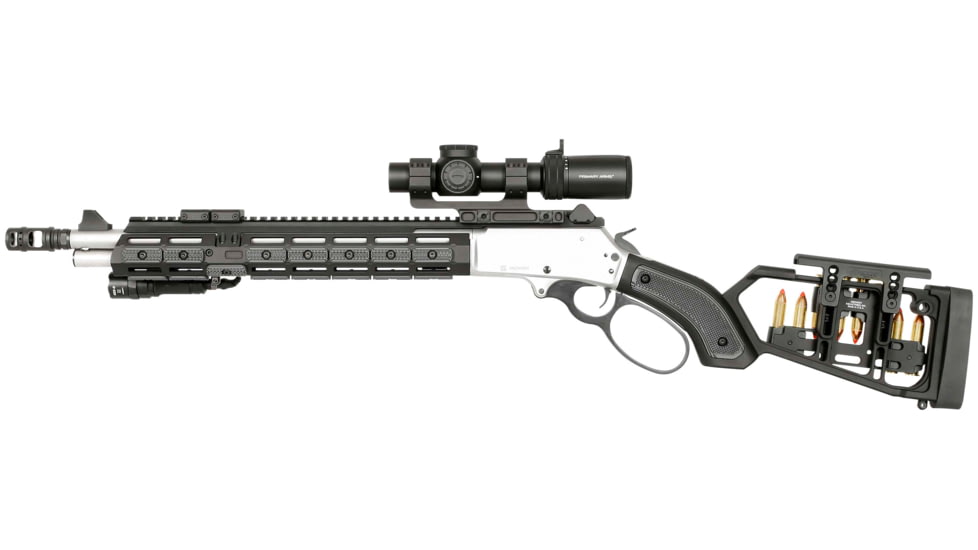 Midwest Industries Lever G10 Pistol Grip Stock, Grey Black, Lever Sto