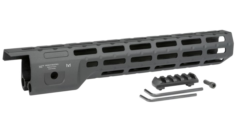 Midwest Industries M-Lok Hand Guard 13.0in Compatible with Ruger 10/22 Takedown, Black, MI-1022-13H