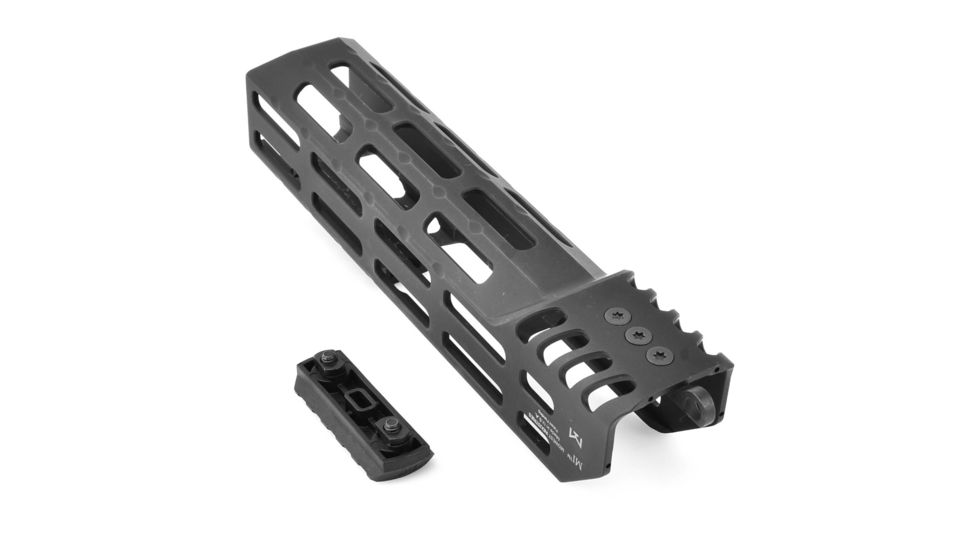 Midwest Industries MI 5.56 MI-G3M9 M-LOK Nitride Barrel Compatible Handguard 10.5-inch Upper Receiver Group, Black, MWMI-556PMN