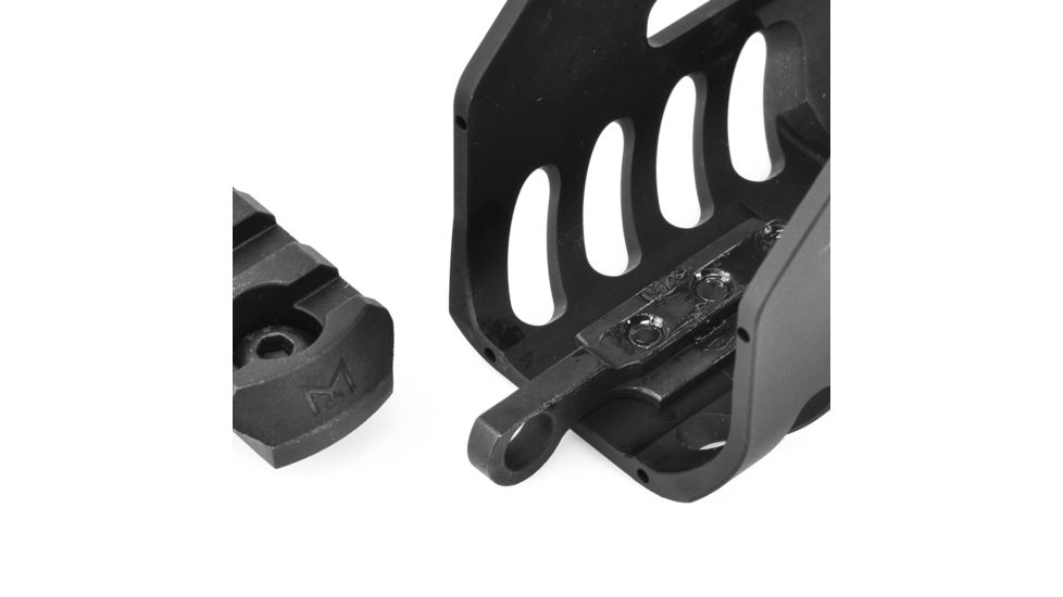 Midwest Industries MI 5.56 MI-G3M9 M-LOK Nitride Barrel Compatible Handguard 10.5-inch Upper Receiver Group, Black, MWMI-556PMN