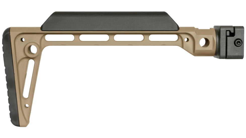 Midwest Industries Minimalistic Side Folding Stock, FDE, MI-MIN-SF-FDE
