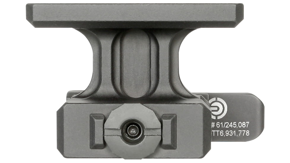Midwest Industries MK2 QD T2 Aimpoint Mount - 1/3 Cowitness, Black, MI-MK2-QDT21/3
