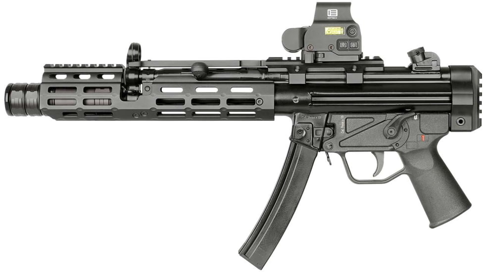 Midwest Industries MP5 M-LOK Suppressor Handguard, Black, MI-MP5-SD