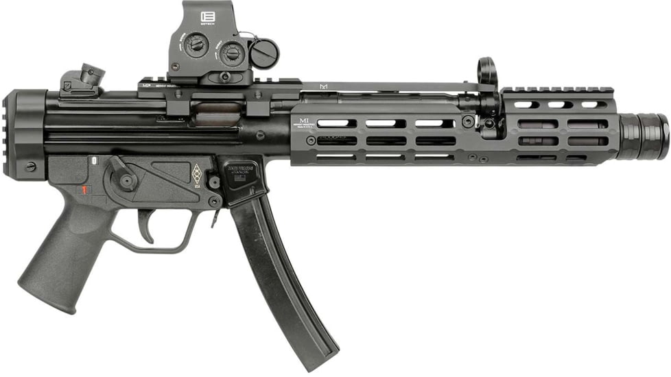 Midwest Industries MP5 M-LOK Suppressor Handguard, Black, MI-MP5-SD