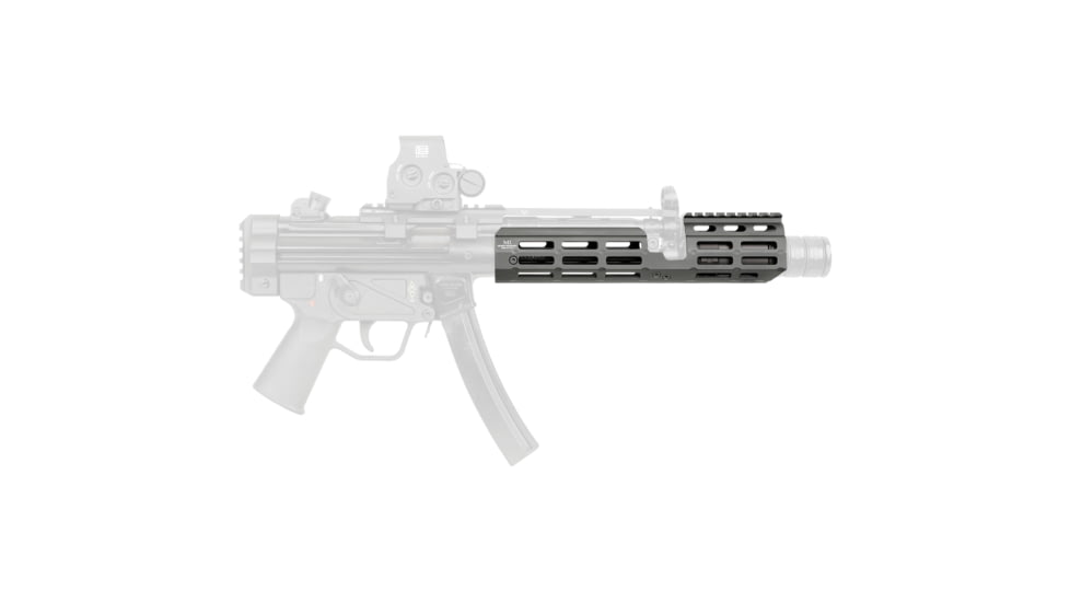 Midwest Industries MP5 M-LOK Suppressor Handguard, Black, MI-MP5-SD